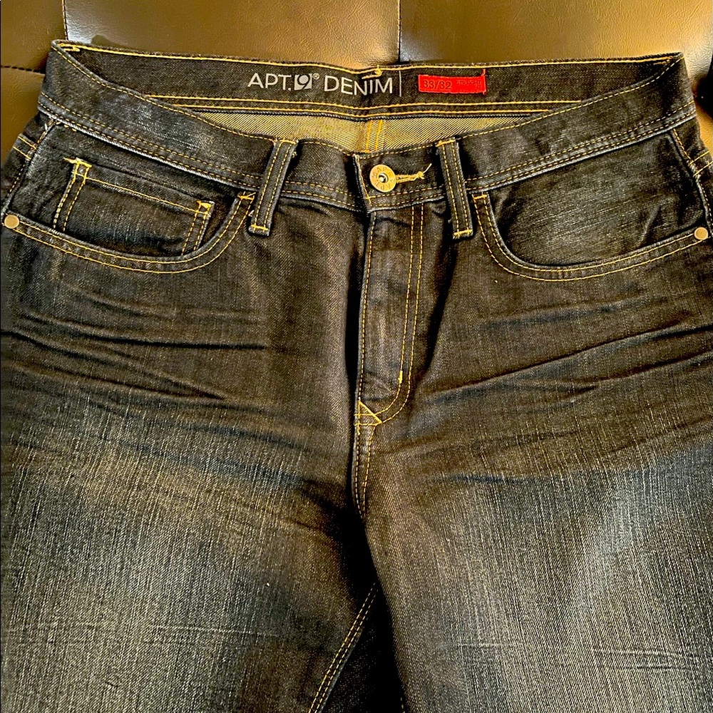 APT. 9 Denim Straight Fit Jeans Size 33/32